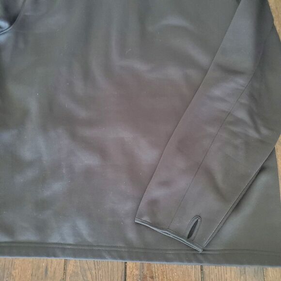 Genuine Stuff Notre Dame Full-Zip Jacket Men's Large Black Embroidered Logo Nice - Picture 11 of 13